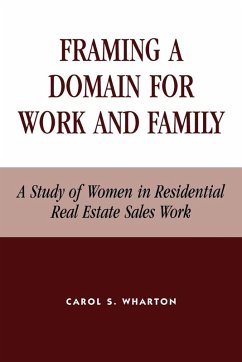 Framing a Domain for Work and Family - Wharton, Carol S.