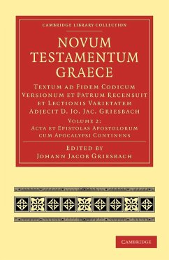 Novum Testamentum Graece - Volume 2