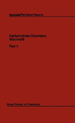 Cover Carbohydrate Chemistry