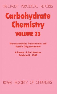 Cover Carbohydrate Chemistry