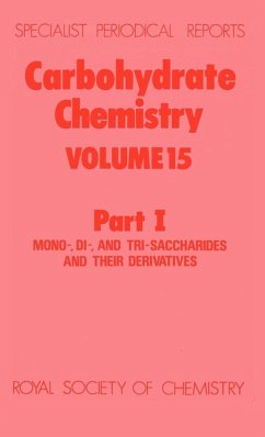 Cover Carbohydrate Chemistry