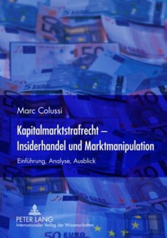 Kapitalmarktstrafrecht - Insiderhandel und Marktmanipulation - Colussi, Marc