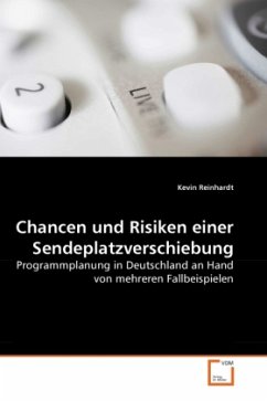 Chancen und Risiken einer Sendeplatzverschiebung - Reinhardt, Kevin