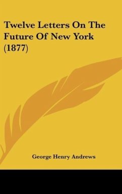 Twelve Letters On The Future Of New York (1877) - Andrews, George Henry