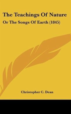 The Teachings Of Nature - Dean, Christopher C.