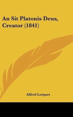 An Sit Platonis Deus, Creator (1841) - Lorquet, Alfred
