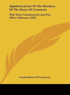 Alphabetical List Of The Members Of The House Of Commons - Canada House Of Commons