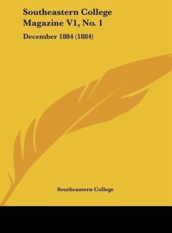 Southeastern College Magazine V1, No. 1