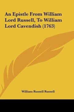 An Epistle From William Lord Russell, To William Lord Cavendish (1763)
