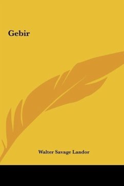 Gebir - Landor, Walter Savage