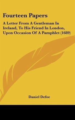 Fourteen Papers - Defoe, Daniel