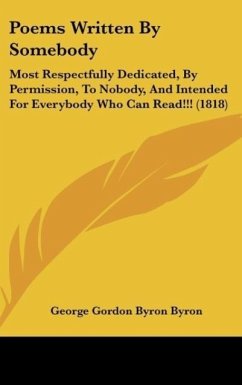 Cover Poems Written By Somebody