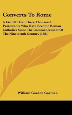 Converts To Rome - Gorman, William Gordon