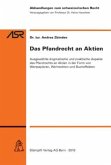 Das Pfandrecht an Aktien (f. d. Schweiz)