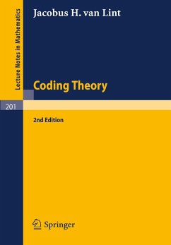 Coding Theory - Lint, J. H. van