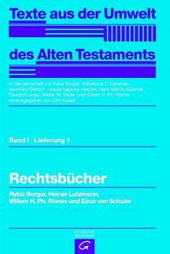 Rechtsbücher - Borger, Rykle; Lutzmann, Heiner; Römer, Willem H. Ph.; Schuler, Einar