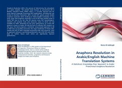 Anaphora Resolution in Arabic/English Machine Translation Systems - Al-Sabbagh, Rania