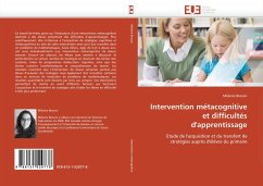 Intervention métacognitive et difficultés d''apprentissage - Bosson, Mélanie