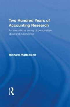 Two Hundred Years of Accounting Research - Mattessich, Richard