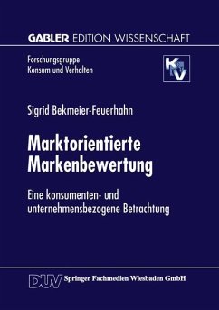 Marktorientierte Markenbewertung - Bekmeier-Feuerhahn, Sigrid