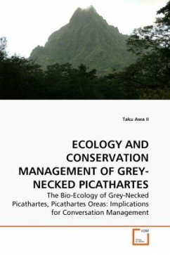 ECOLOGY AND CONSERVATION MANAGEMENT OF GREY-NECKED PICATHARTES - Awa, Taku