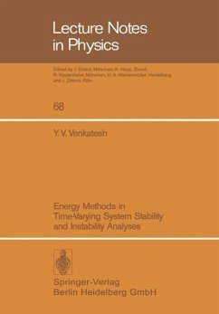 Energy Methods in Time-Varying System Stability and Instability Analyses - Venkatesh, Y. V.