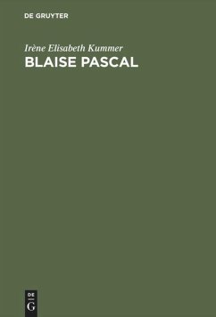 Blaise Pascal - Kummer, Irène Elisabeth
