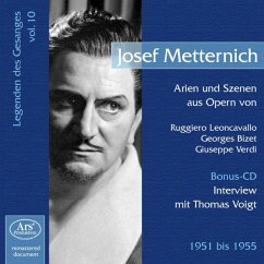 Legenden Des Gesangs Vol.10-Josef Metternich - Metternich,Josef