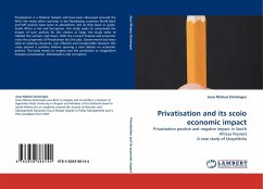 Privatisation and its scoio economic impact - Domingos, Joao Mateus