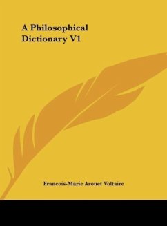 A Philosophical Dictionary V1