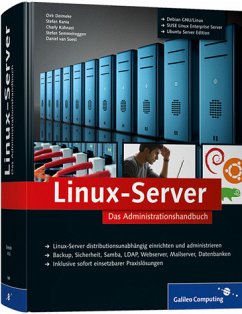 Linux-Server : das Administrationshandbuch ; Linux-Server distributionsunabhängig einrichten und administrieren ; Backup, Sicherheit, Samba, LDAP, Webserver, Mailserver, Datenbanken ; inklusive sofort einsetzbarer Praxislösungen; Galileo computing - Deimeke, Dirk, Stefan Kania Charly Kühnast u. a.