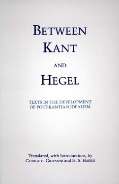 Between Kant and Hegel - Harris, H. S.