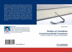 Studies on Vanadium Containing Model Complexes