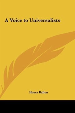 Cover A Voice to Universalists