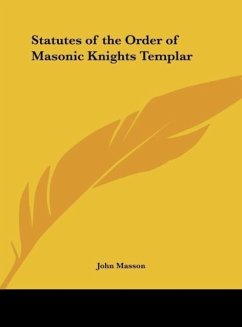 Statutes of the Order of Masonic Knights Templar