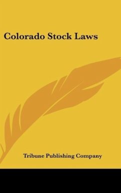 Colorado Stock Laws