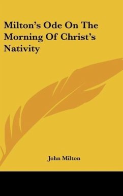 Milton's Ode On The Morning Of Christ's Nativity