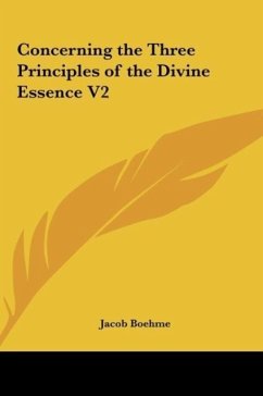 Concerning the Three Principles of the Divine Essence V2