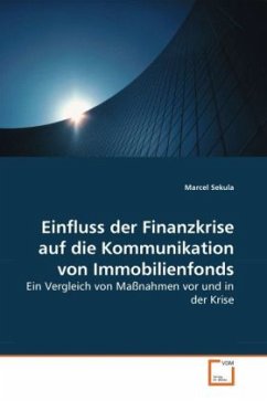 Einfluss der Finanzkrise auf die Kommunikation von Immobilienfonds - Sekula, Marcel