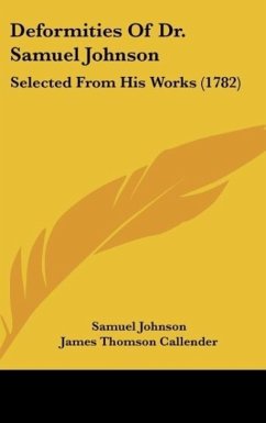 Deformities Of Dr. Samuel Johnson