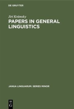 Papers in General Linguistics - Krámsky, Jirí
