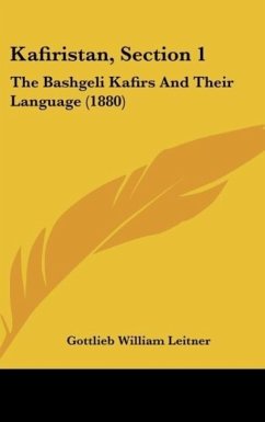 Kafiristan, Section 1 - Leitner, Gottlieb William