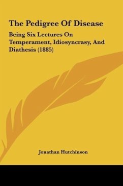 The Pedigree Of Disease - Hutchinson, Jonathan