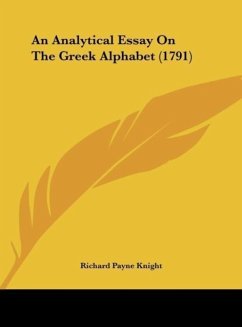 An Analytical Essay On The Greek Alphabet (1791)