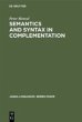 Semantics and Syntax in Complementation - Bild 1