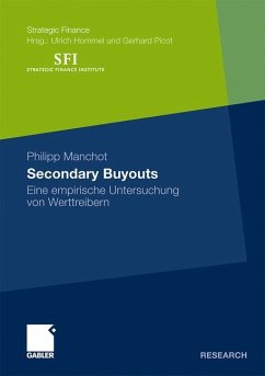 Secondary Buyouts - Manchot, Philipp