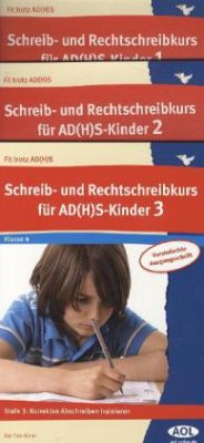 Cover Schreib-/Rechtschreibkurs für AD(H)S-Kinder, Vereinfachte Ausgangsschrift (3 Bde.)