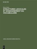 Structures lexicales et enseignement du vocabulaire