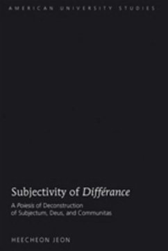 Subjectivity of «Différance» - Jeon, Heecheon