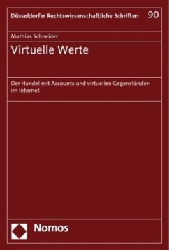 Virtuelle Werte - Schneider, Mathias